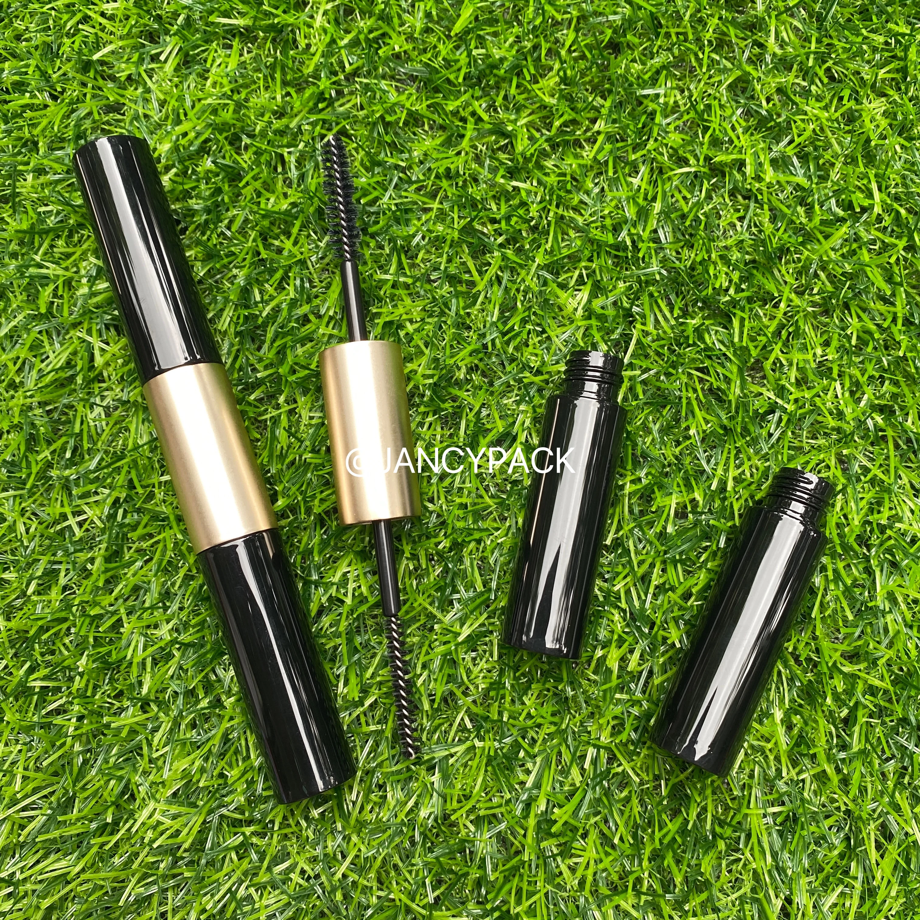 Empty Plastic Double Edge Eyeliner Package Cosmetic Mascara Tube Portable Professional Makeup Gold Black Cosmetic Mascara Tubes