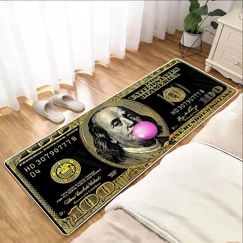 

Dollar Money Pattern Hallway Entrance Doormat Living Room Floor Rugs Home Decor Kitchen Absorbent Carpet Anti Slip Bathroom Mat