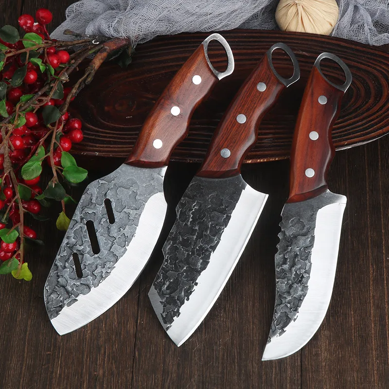 High Carbon Stainless Steel Boning Knife Meat Cleaver For Cooking Kitchen Handmade Fish Fillet BBQ Utility Cutting Knife