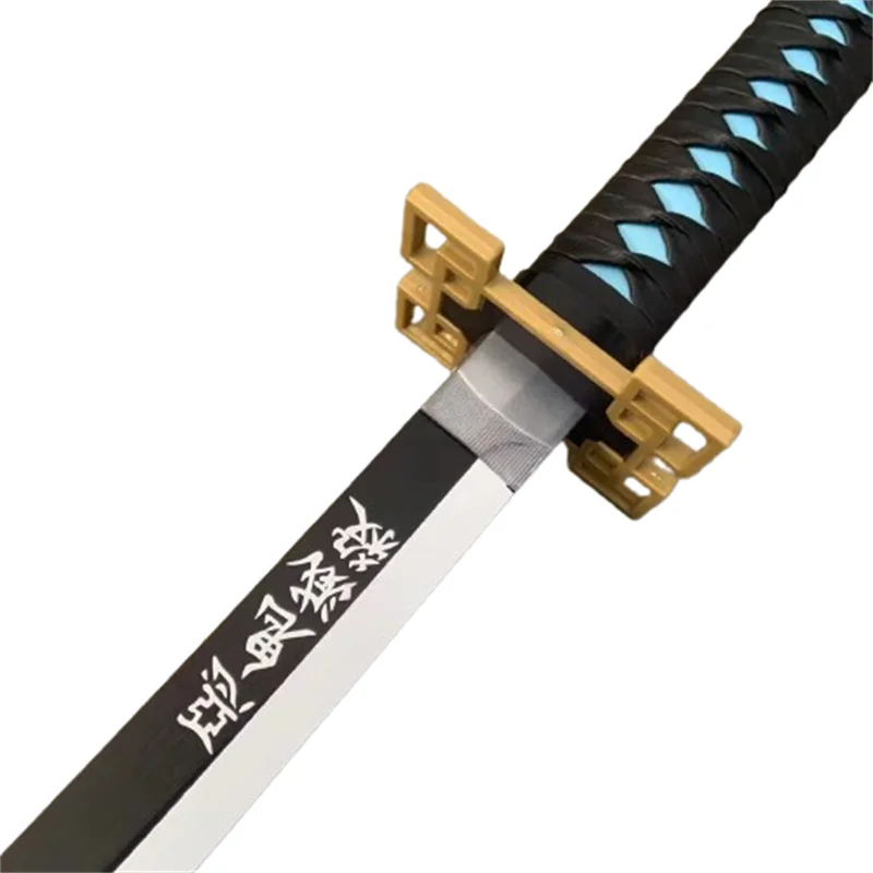 Demon Slayer Role Play Tokitou Muichirou Bamboo Assembled 24inch Katana Model Cosplay Kimetsu no Yaiba 60cm Weapon Sword