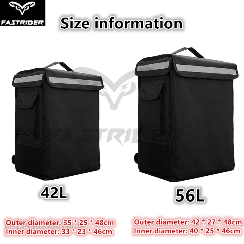 Portable Food Delivery Backpack Reusable Refrigerator Box Fresh Keeping Thermal Food Storage Cooler Bag for Home Travel Picnic