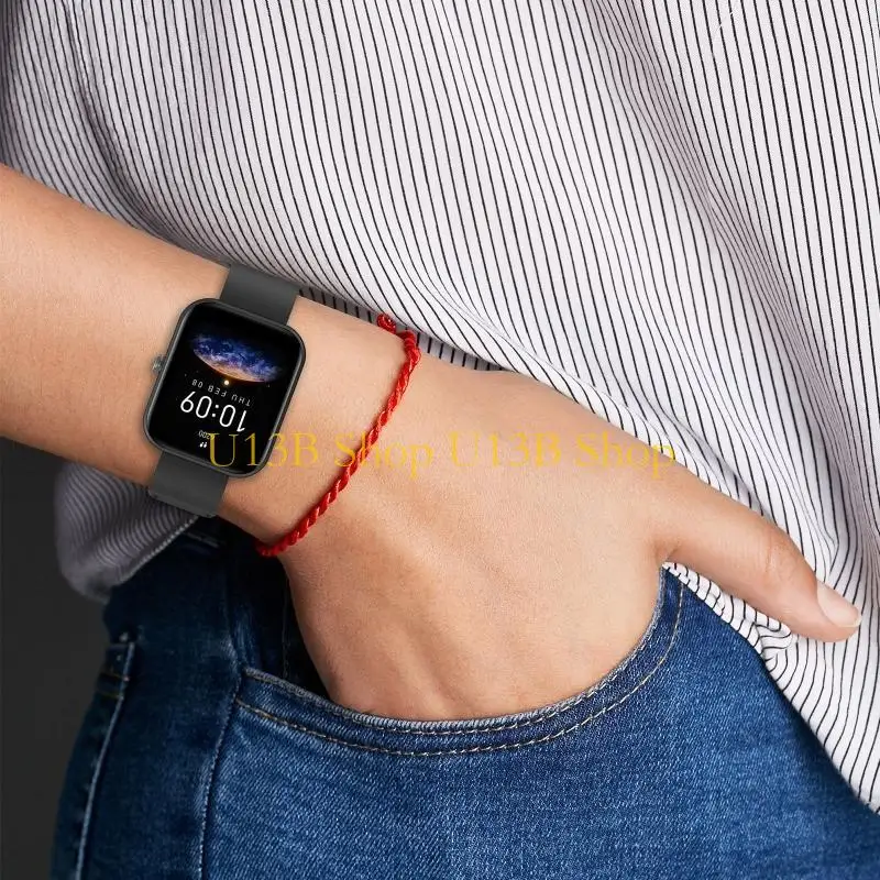 U13B Kompatibel untuk Amazfitbip 3 Amazfitgts 2Mini Band Adjustable Sport Silicone Washable Strap Bristband Waterproof