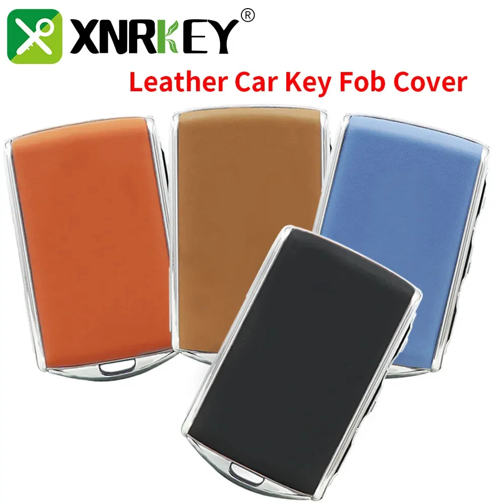 

XNRKEY Leather Car Key Cover Key Case Shell for Volvo Xc90 2016 V90 2017 S60 2019 V60 Xc40 2018 Xc60 2020 S90 2021 2022 2023