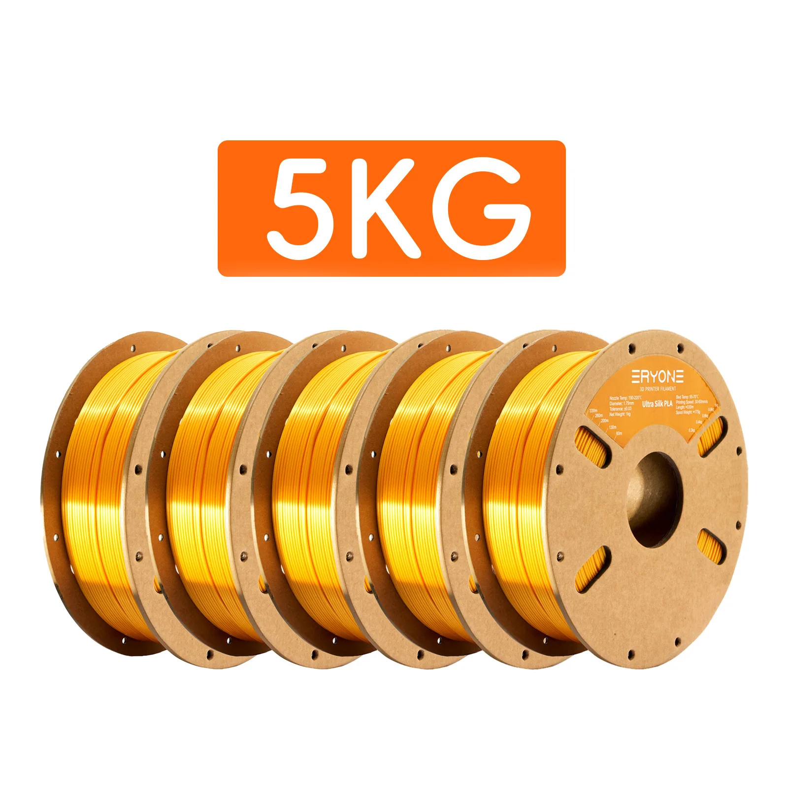 Eryone 5KG Promotie Ultra SILK PLA Filament 3D-printen 1/3/5/10KG 1.75mm Voor 3D-printer Hoge Kwaliteit Snelle levering