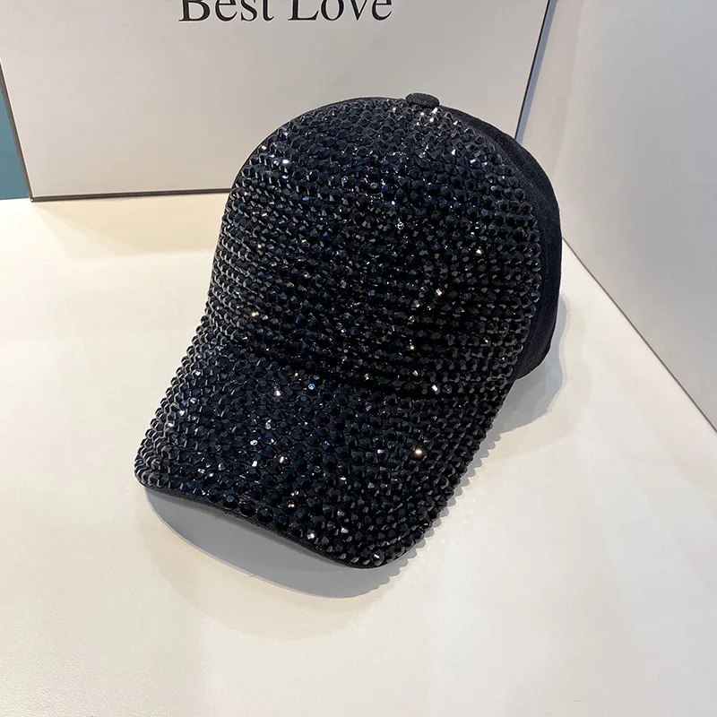 CNTANG Sommer frauen Baseball Kappe Frühling Herbst Strass Caps Mode Persönlichkeit Straße Hiphop Hüte Für Weibliche Snapback – Detail 5