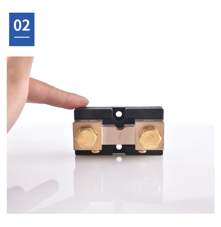 Cg 0.25% usa typ FL-15 5a 10a 20a 50a 75a 100a 200a 300a 500a 50mv 100mv messing strom montage dc shunt widerstand mit base75mv – Detail 5