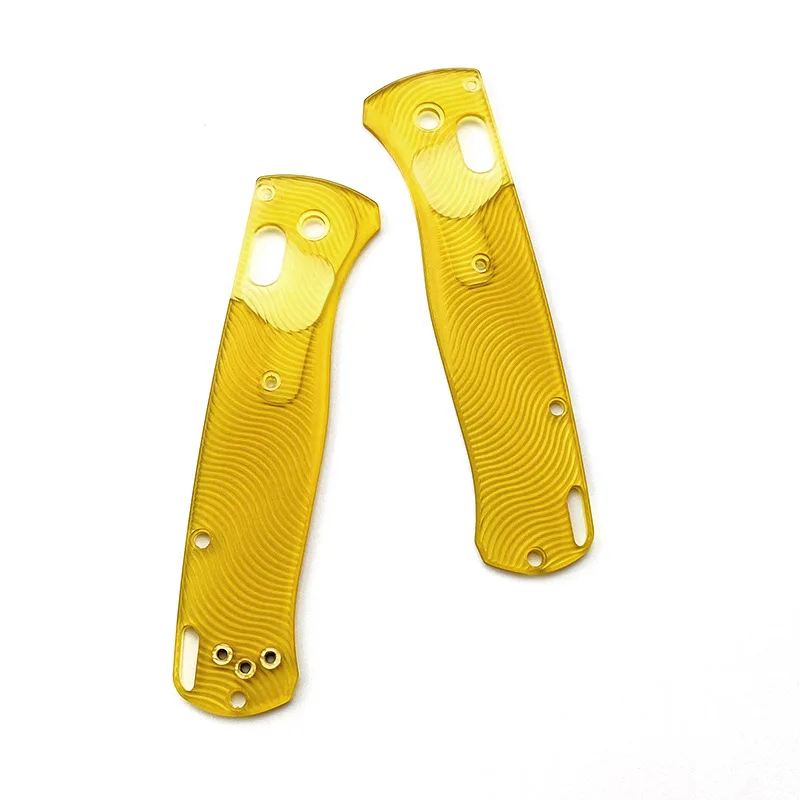 Imagem -04 - Ultem Pei Material Fold Knife Grip Handle Tipos Escalas para Genuine Benchmade Bugout 535 Facas Faça Você Mesmo Fazendo Acessórios Peças