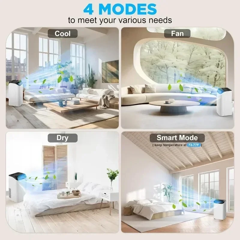 HUMHOLD condizionatori d'aria portatili telecomando unità di raffreddamento autoportante ventola deumidificatore raffredda Room up Smart