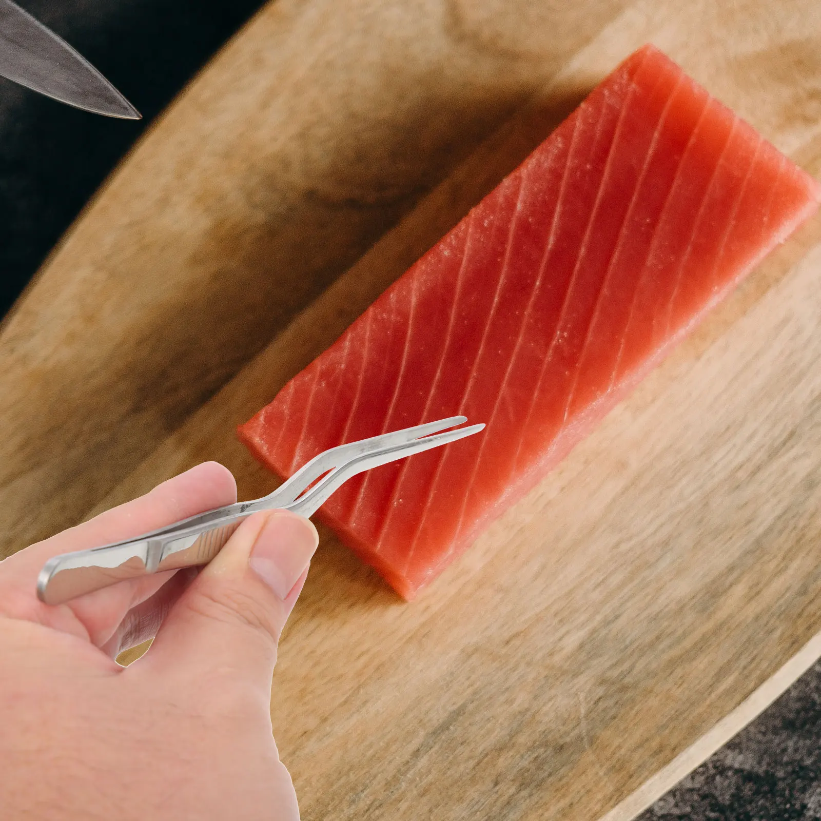 

3Pcs Stainless Steel Cooking Tweezers Fish Bone Remover Kitchen Food Clips Multifunctional Kitchen Accessories