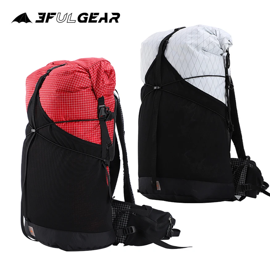 

3F UL GEAR 55L X-PAC Backpack Outdoor Climbing Backpack Camping Hiking Bags UHMWPE Ultralight