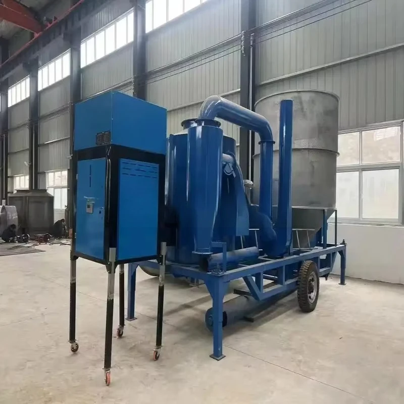 FOODLINE Continuous Circulating Grain Dryer SUS304 Inner Bin Adjustable Temp For Rice Wheat Corn Processing Factory