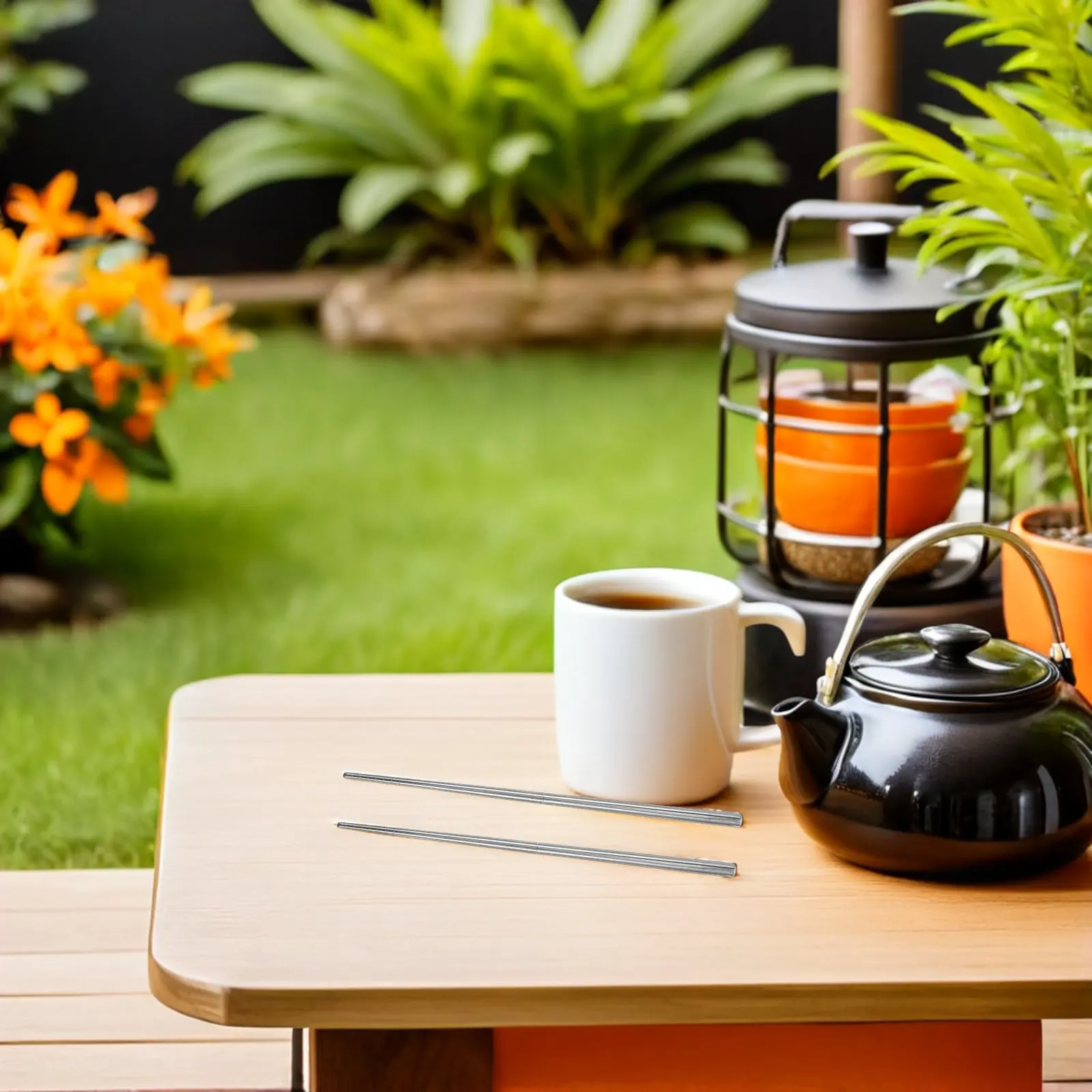 

2 комплекта складных палочек для еды из нержавеющей стали, портативный компактный многоразовый набор столовых приборов для путешествий, походов, пикников