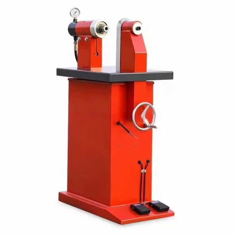 

Heavy-Duty Horizontal Brake Lining Riveter with Large Work Table Electric Hydraulic Riveting Machine for Brake Shoes
