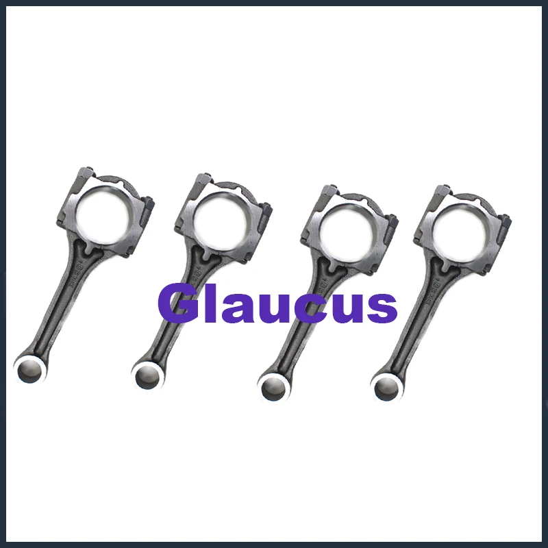 4 pcs G4GR G4CN G4CR engine connecting rod for HYUNDAI COUPE LANTRA 16V 1599cc 1.6L 1.8L 1990-2001 23510-23000 23510-23500