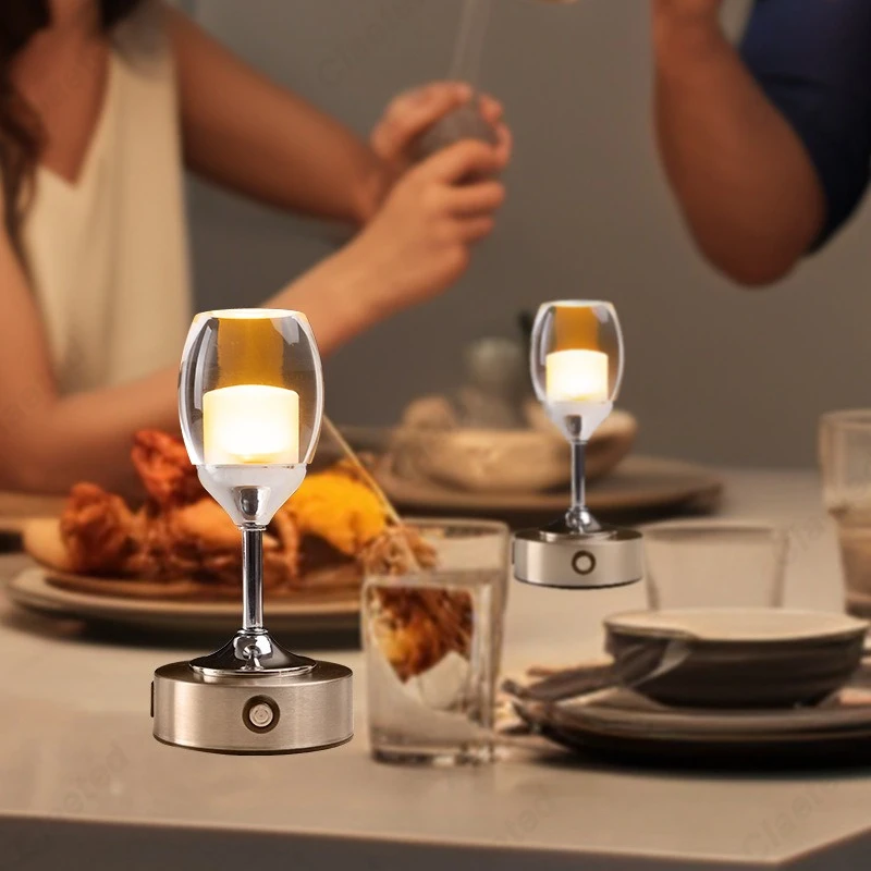 Creative New LED Eye Protection Table Lamp Restaurant Bar Coffee Shop Living Room Bedroom Bedside Atmosphere Decorative Lighting