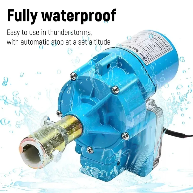 DC 24V Greenhouse Film Roll Up Motor 100W 150W Electric Film Winding Roller Machine Greenhouse Ventilation Automation Equipment