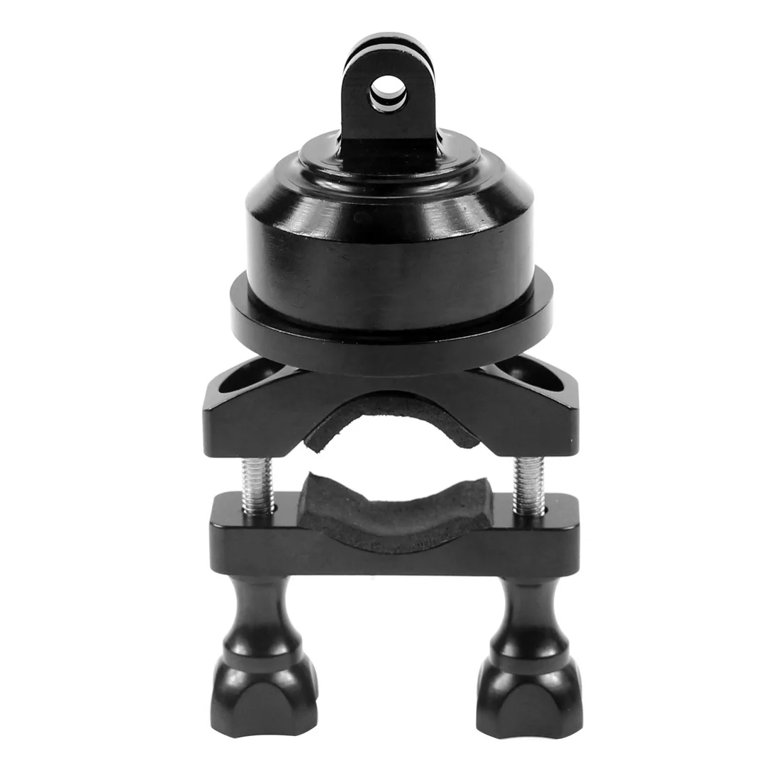 Extendable Professional Aluminum 360 Degree Swivel Rotating Helmet Self Mount Adapter Handlebar Bike Mount for Gopro Camera