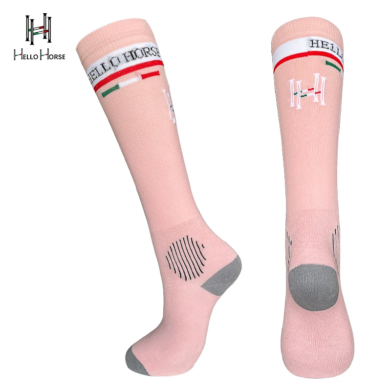 Носки для верховой езды Hello Horse, дышащие, нескользящие, износостойкие, антибактериальные, впитывающие влагу, носки для верховой езды, конные носки, рыцарское снаряжение