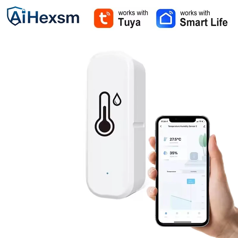 Tuya Wi-Fi термограф Bluetooth термометр