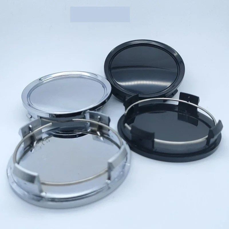 4pcs/lot Blank No Logo 74mm Wheel Cap For Mercedes-Benz Wheel Center Caps Hub Caps Fit 65mm Emblem Sticker Black Silver