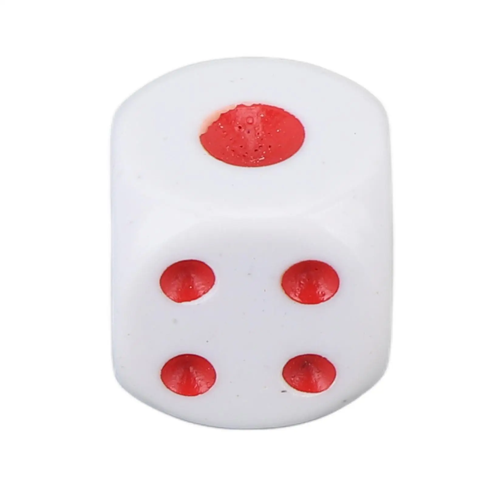 Multicolor 6-Sided Game Dice - Impact Resistant Lightweight Plastic Board Game Pieces with Black Dots for Parties & Education