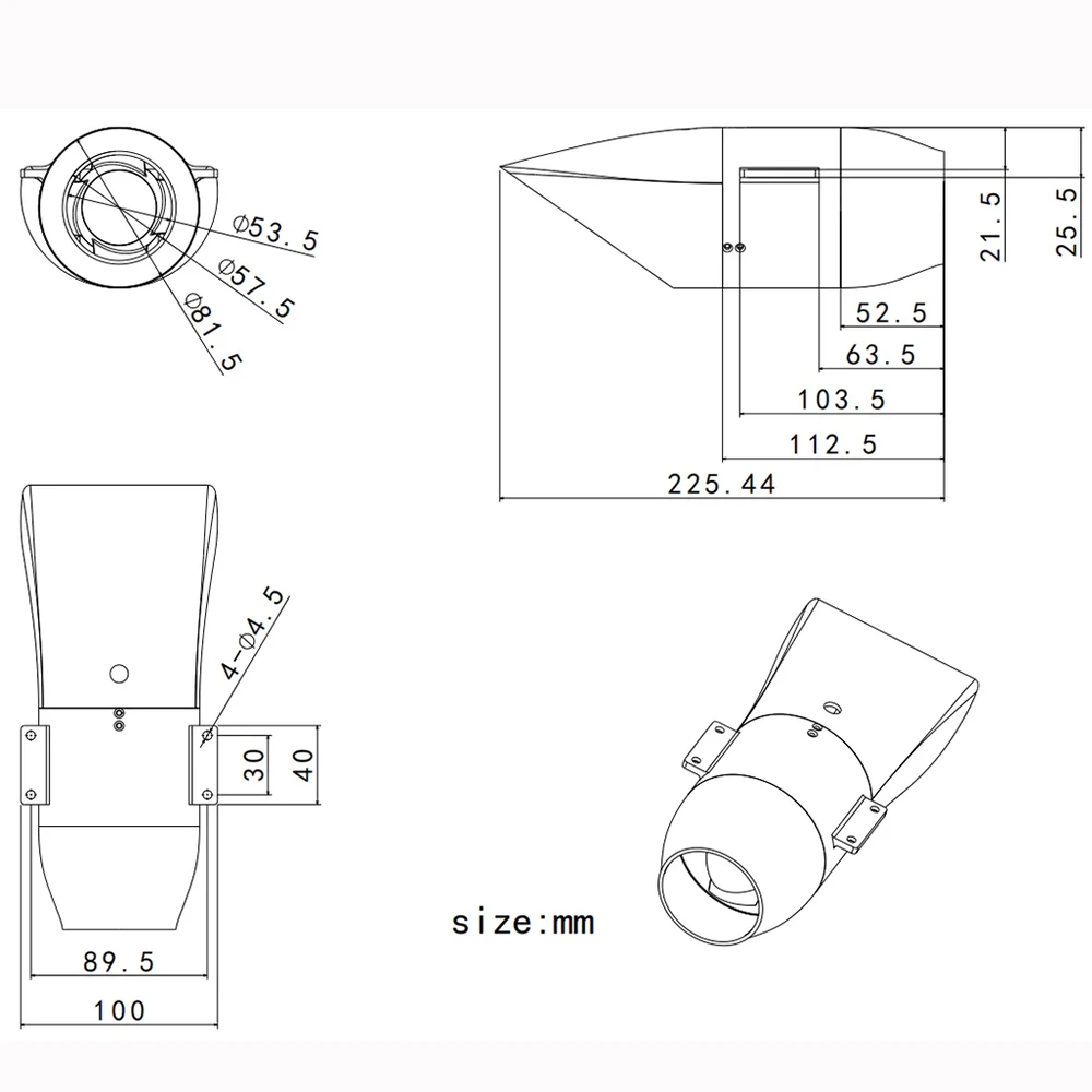 ApisQueen 24V B965 Pump Jet 7Kg (15.4 LBS) Thrust Propulsion Speed Aluminum Alloy For Boats Etc