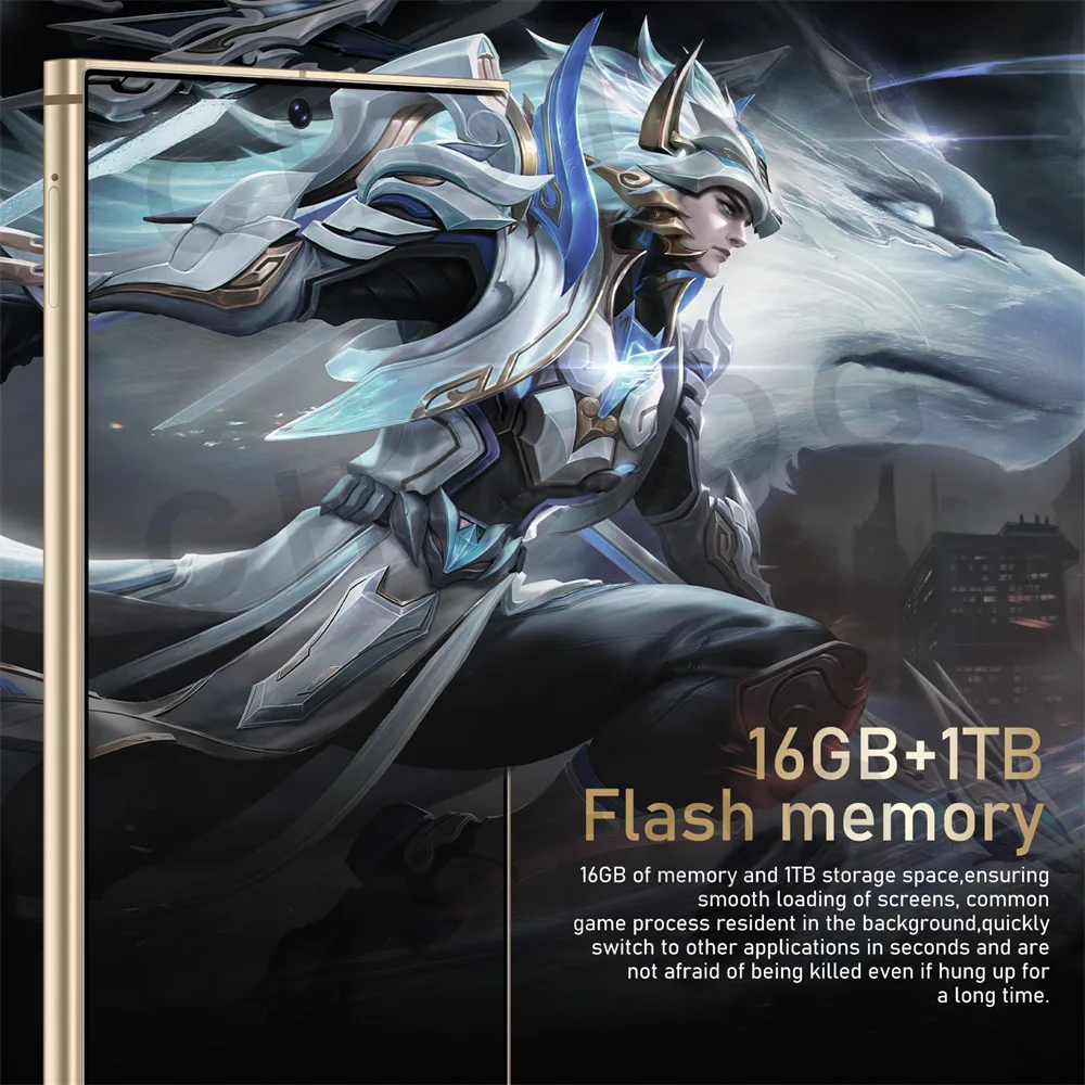 Original SMS 25 Ultra Smartphone 5G 22GB 2TB Dual Sim Cellphones Android 14 Cell Phone Face Recognition 7800mAh Mobile Phone