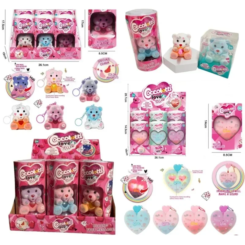 

Соска-обнимашка, медведь, брелок Coccolotti, слепая коробка, единорог, запись, светящаяся пряжка для ключей, флокированная коробка-сюрприз на заказ, игрушка в подарок