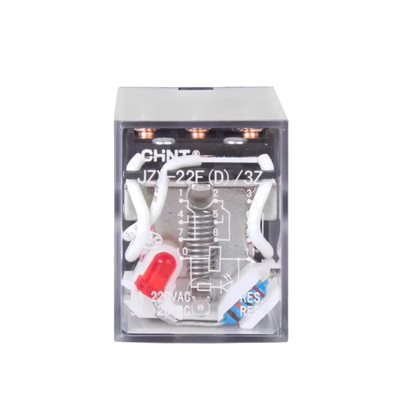 

CHINT JZX-22F(D) Mini Intermediate Relay 2Z 3Z 8Pin 11Pin 5A AC220V DC24V Green DC Red AC LED