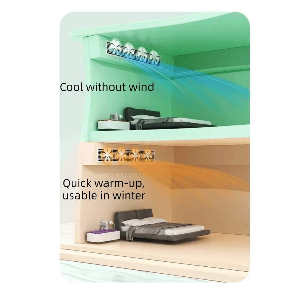 

3Pcs Windmill Shaped Air Outlet Guide Fan Anti Direct Blowing Wall Mounted Conditioning Guide Fan Plastic Windproof