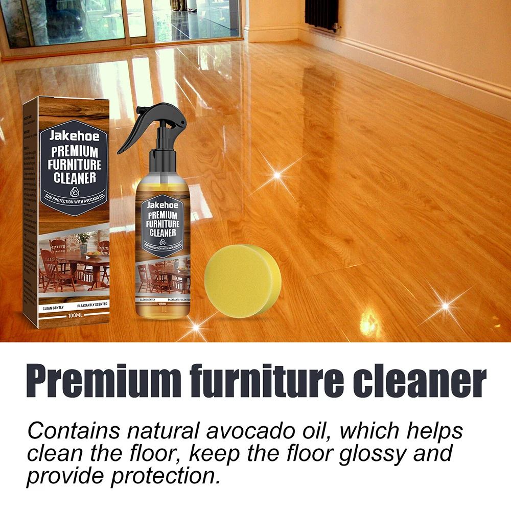 100ml Floor Cleaner Shine Enhancer Multi-Purpose Powerful Stain Maintenance Polishing Agents For Floor Doors Chairs Furniture