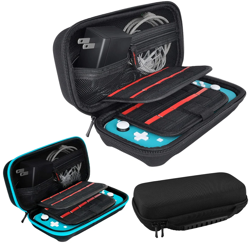 Bolsa de almacenamiento portátil, funda protectora de viaje dura antiarañazos, a prueba de golpes para consola y accesorios Nintendo Switch Lite