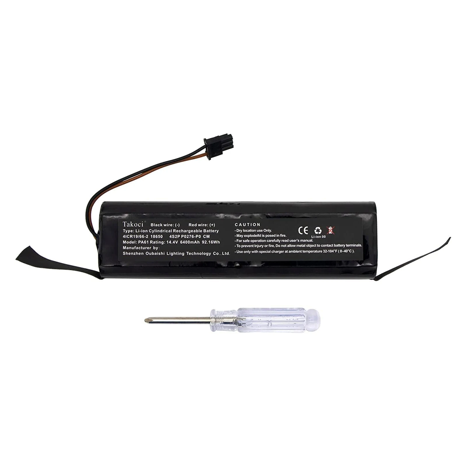 

Replacement Battery 6400mAh for Eufy RoboVac X8, RoboVac X8 Hybrid, RoboVac X8 White, RoboVac X8 Hybrid White, T226X PA61