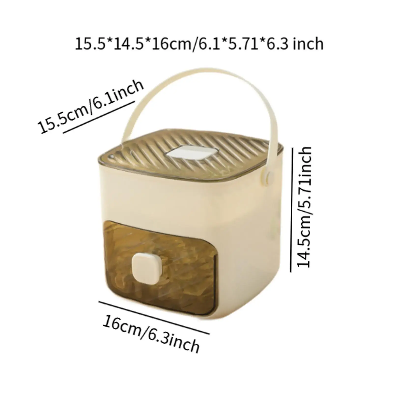 Bandeja de cubitos de hielo con asa, herramienta de cocina multiusos reutilizable, caja para hacer hielo para el hogar, Hotel, fiesta, cafetería, tienda, restaurante