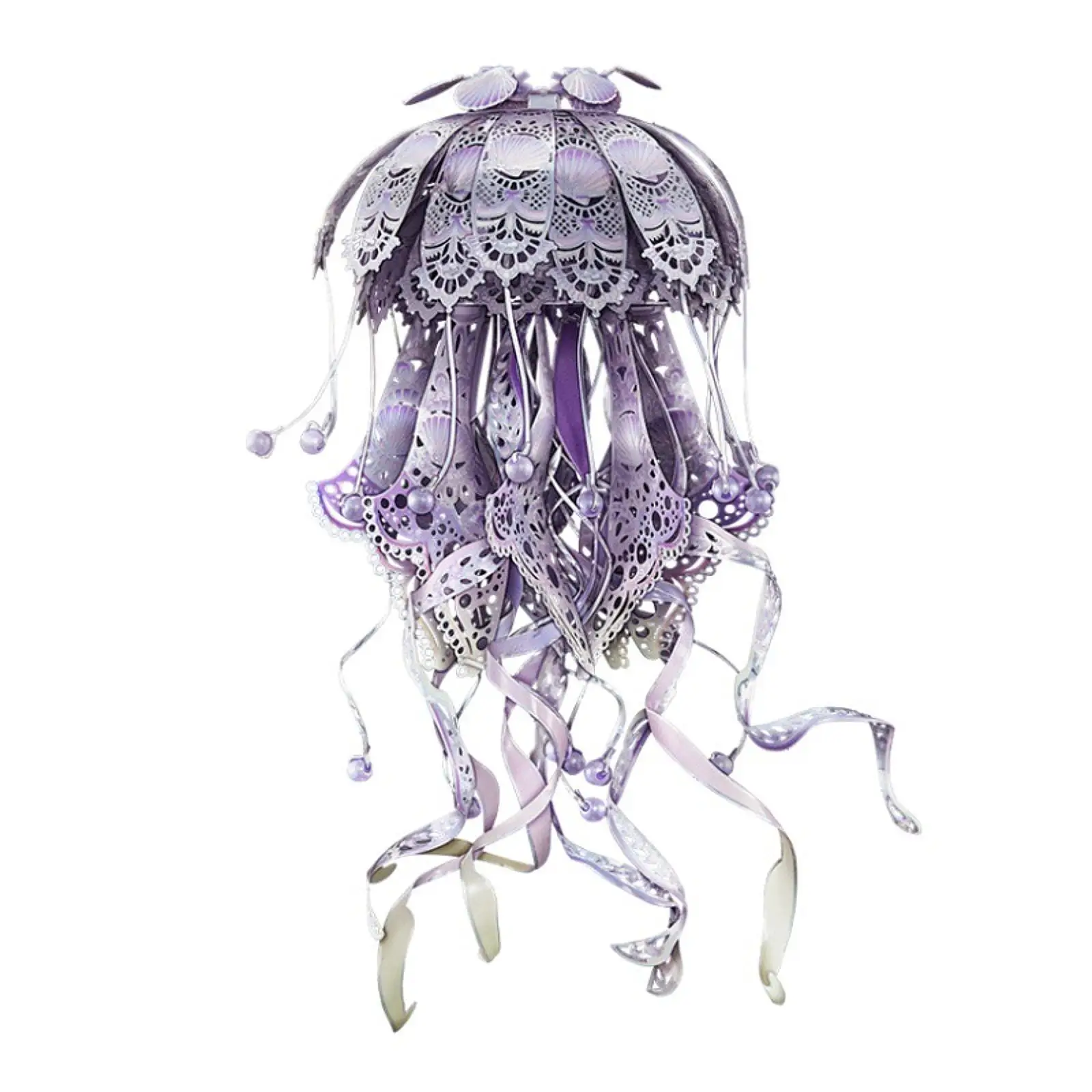 3D Puzzle Metal Jellyfish Craft Model Kit, Art Craft Decor, Animal 3D Metal Model Building Kit for Adults