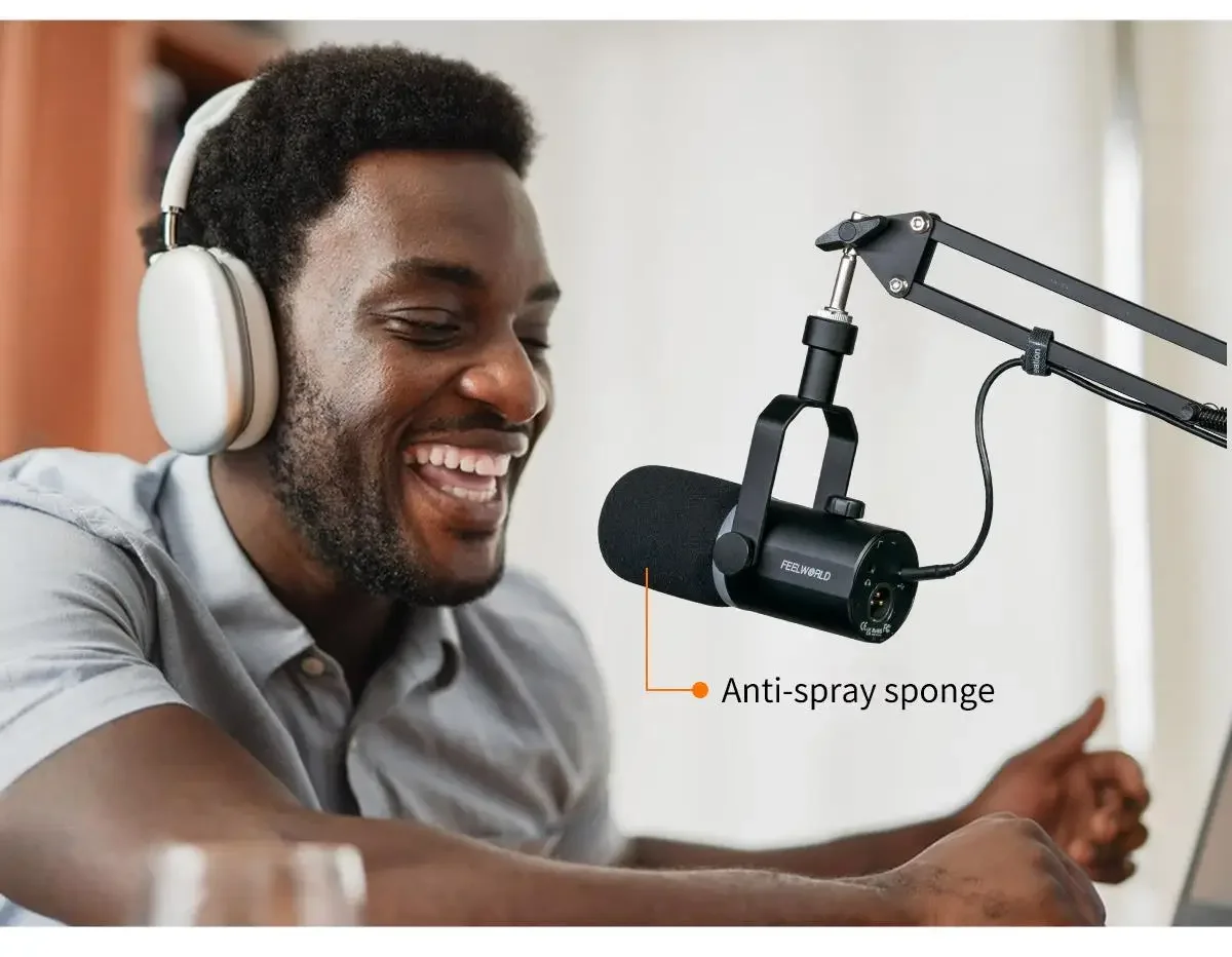 2025 PM1 XLR/USB Podcasting Recording Gaming Live Streaming Dynamic Recording Microphone
