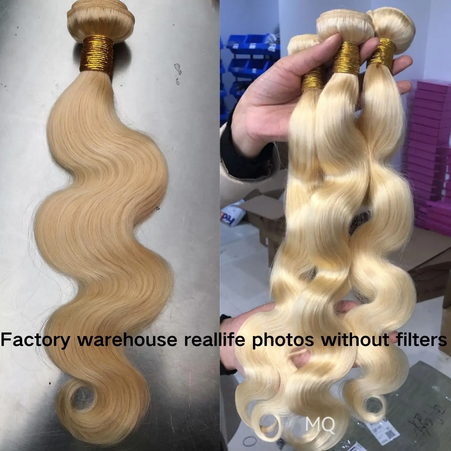 28인치 613 블론드 인모 헤어 번들 바디 웨이브 인모 붙임머리 4/5/6 번들 컬러 인모 연장 웨프트 컬러 번들