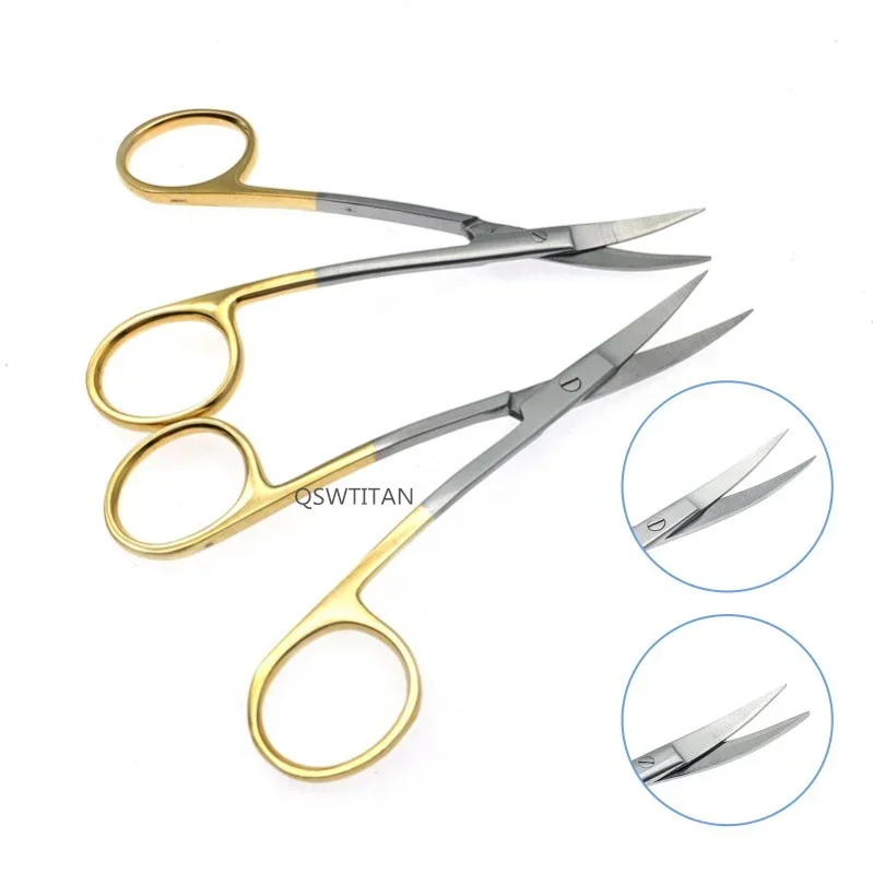 กรรไกรเวฟ QSWTITAN สำหรับผ่าตัดจมูก ตัดกระดูกจมูก ทำคิ้ว ทำตา  ทำจากสแตนเลส