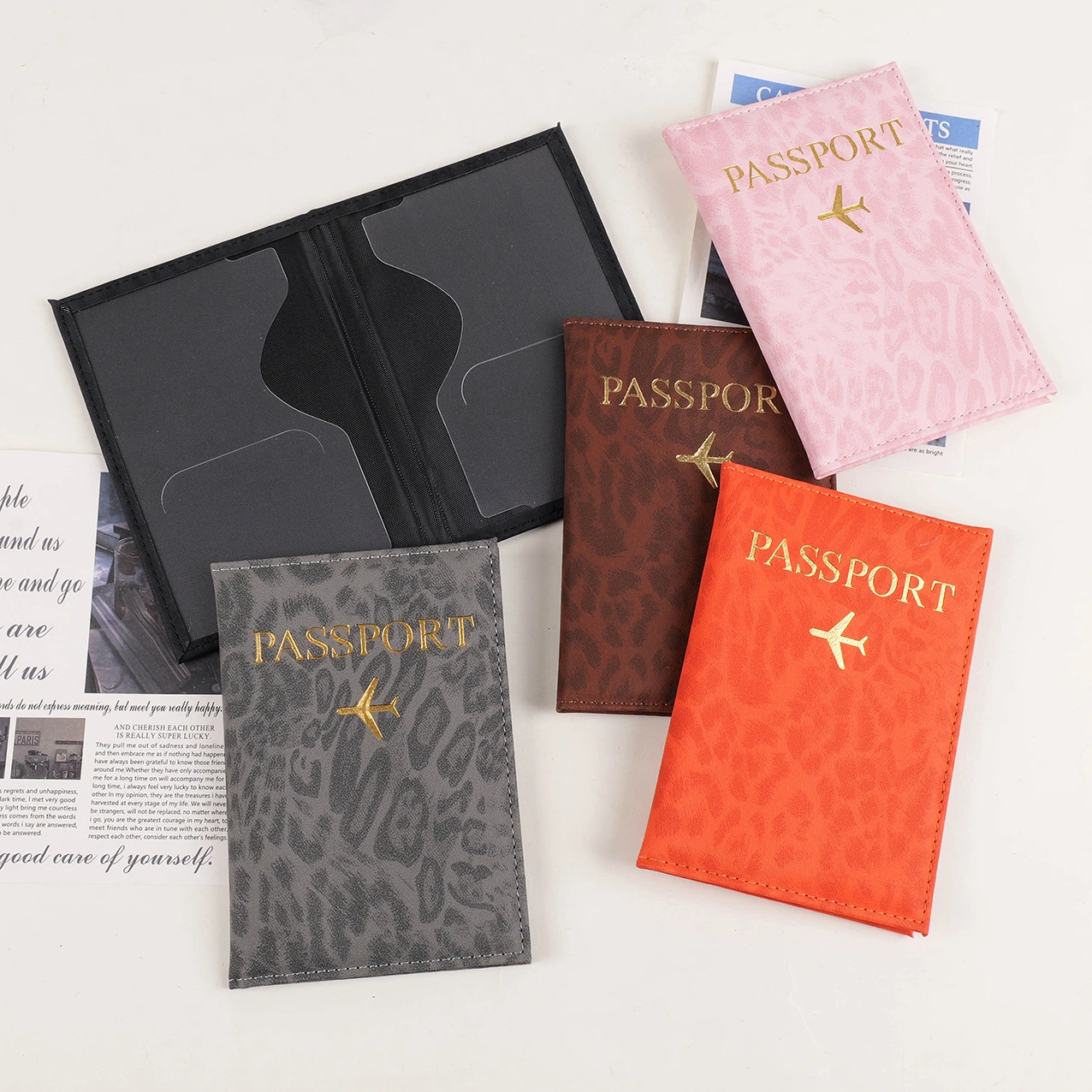 Travel Accessories Overseas - Multi-card Passport Multi-functional Pu Leather Anti-magnetic