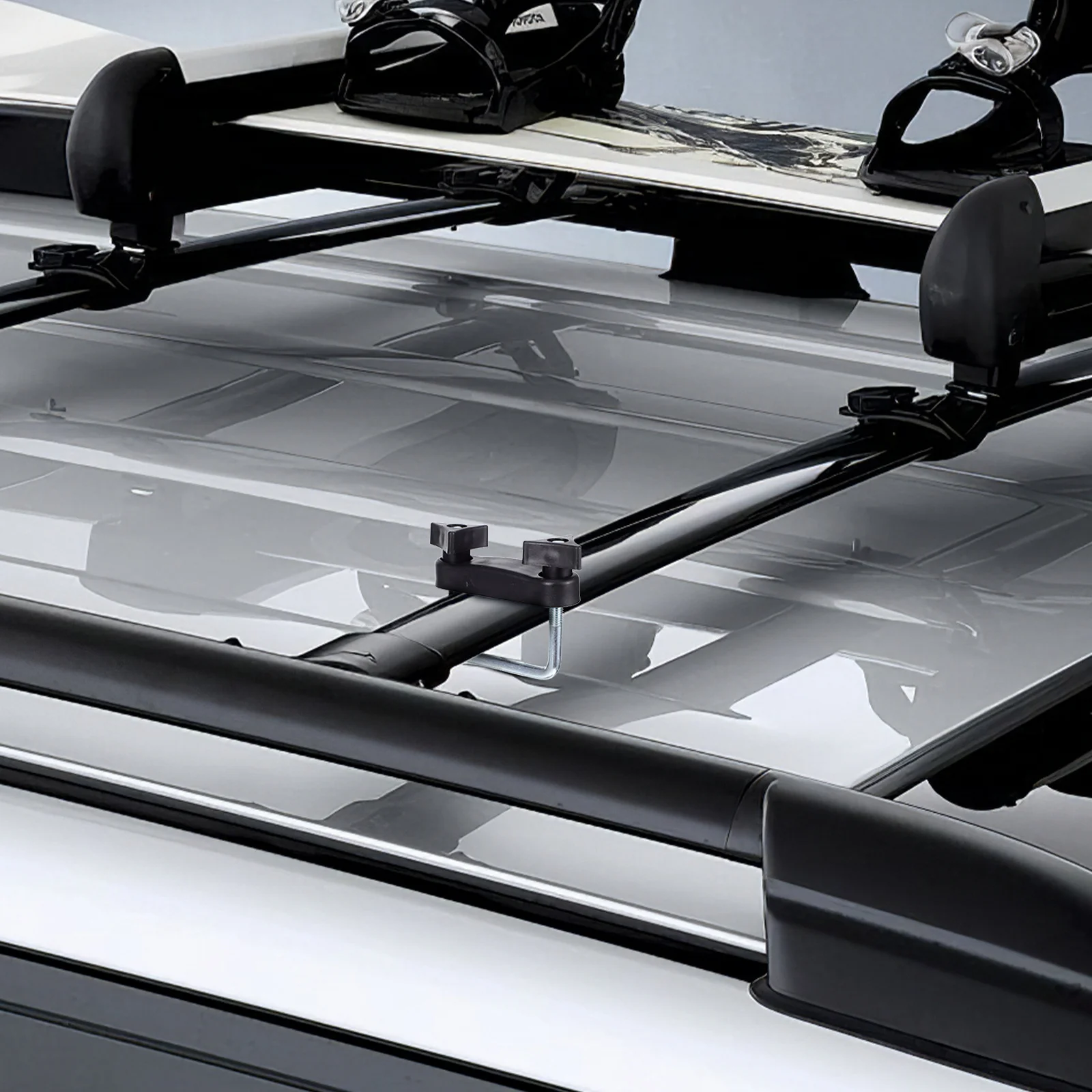 

2Pcs Universal Roof Mount Bracket Anti Slip Cargo Carrier Clamps Car Rack Fixator for Suv Truck Roof Accessories