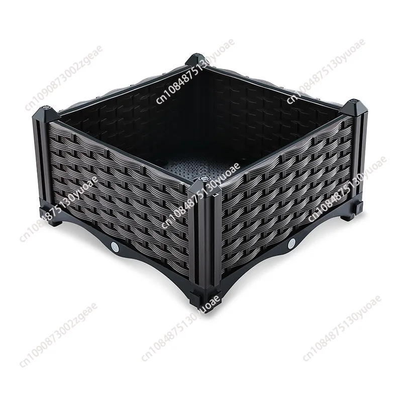 

Planting box Raised garden bed vegetable pot Family balcony Roof vegetable planting special box Plastic flower pot