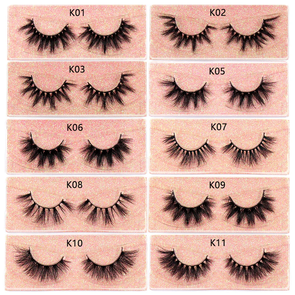 Pestañas FOXESJI mink, esponjosas, dramáticas, cruzadas, postizas en tira, extensión natural suave 3D mink para maquillaje 4