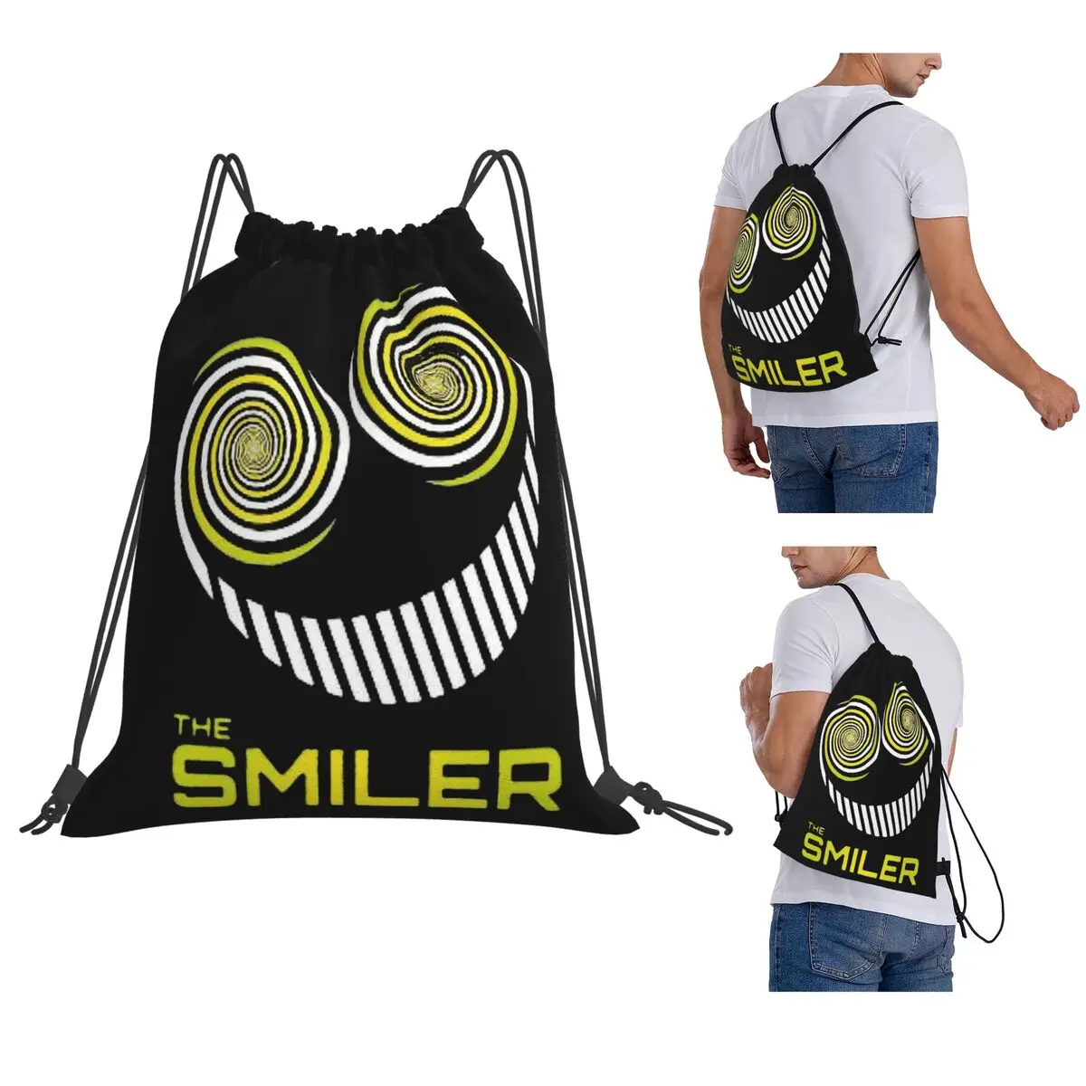 The Smiler Alton Towers Merch Uk Active Backpacks Portable Drawstring Bags Shoes Bag Book Bags for Man Woman Students