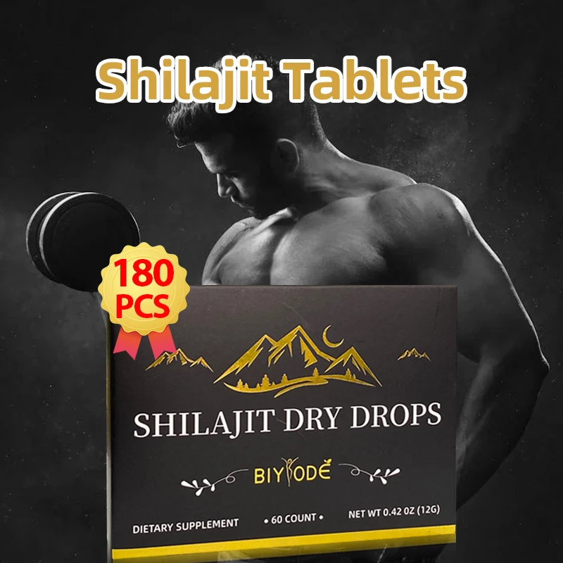 

Shilajit Tablets Pure Himalayan Mountains Shilajit Resin & Capsule Fulvic Acid & Minerals Brain Energy Immune Support Supplement