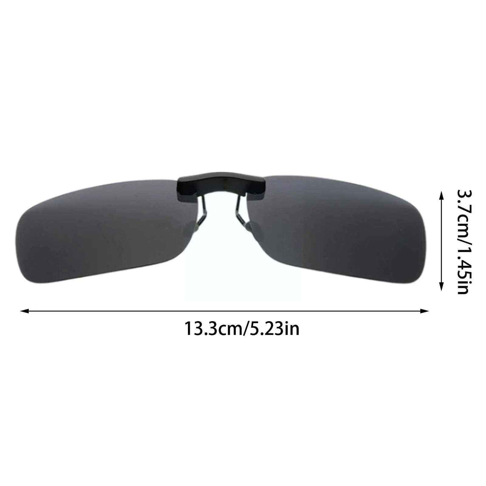 1pc Unisex Polarized Clip On Driving Glasses Sunglasses Vision Vision Sunglasses UV400 Riding Day Clip Night Lens Driving G9S8