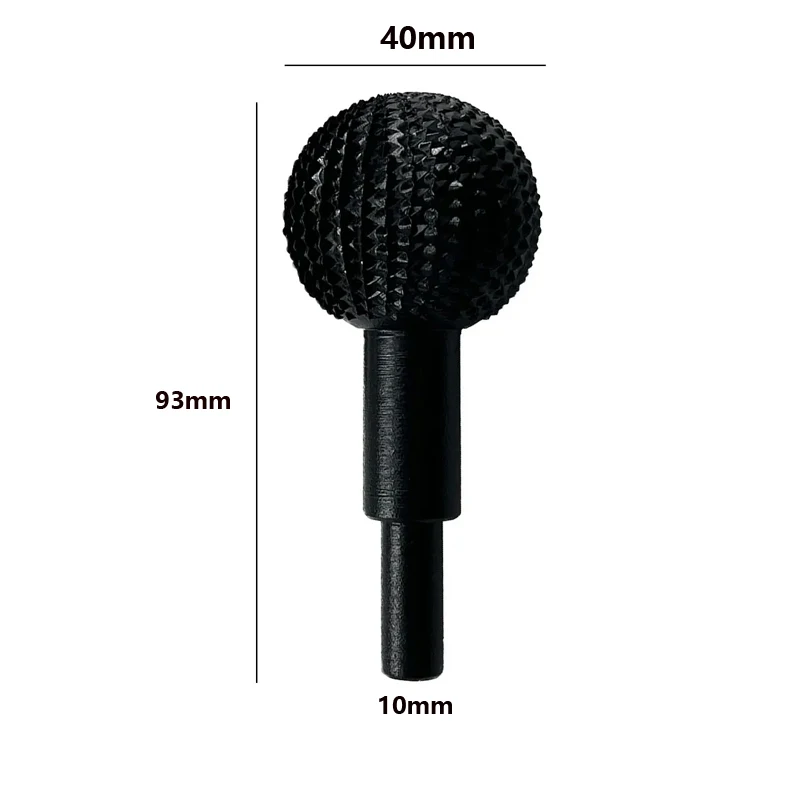 ﻿ Spherical 10mm Round Shank Angle Grinder Rotary File Carving Grinding Head Sanding Wooden Polishing  Drilling Bits Electric