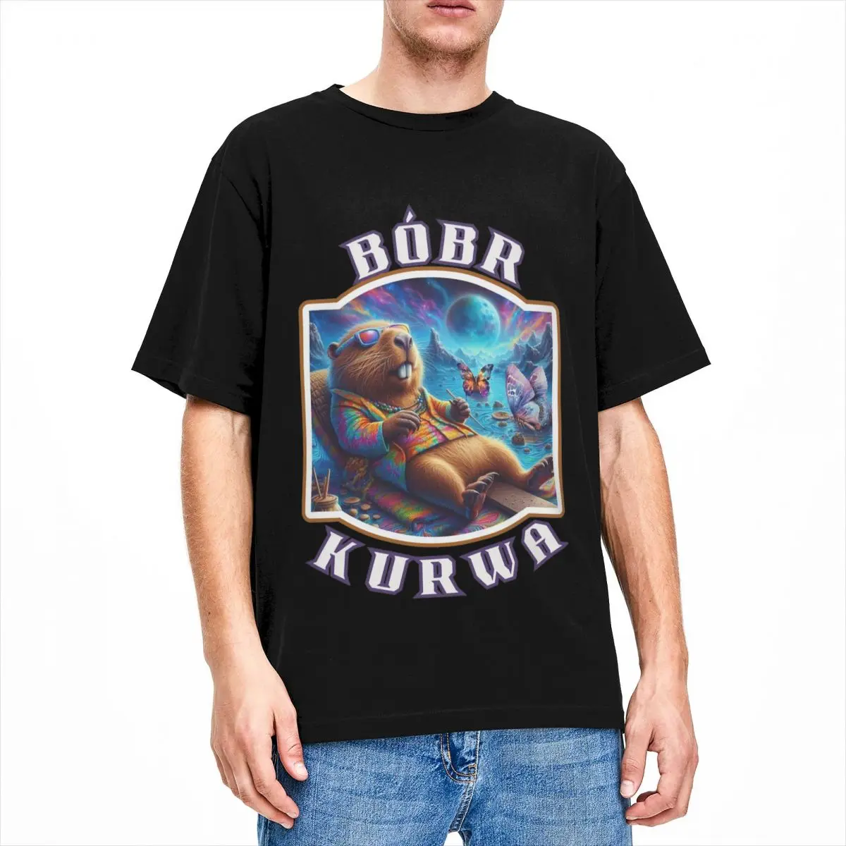 Men Women Bobr Kurwa Bober Relaxing T Shirt Apparel Fashion Pure Cotton Poland Beaver Bobrze T Shirts Tee Clothing Unique