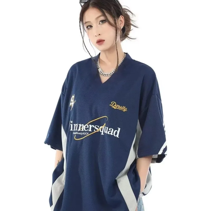 

Y2K баскетбольная футболка женская спортивная футболка с коротким рукавом топ в стиле хип-хоп плюс размер уличная одежда свободная летняя одежда женские пижамы