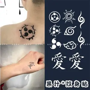 Tato Palsu Herbal Tahan Lama untuk Wanita Pria Stiker Tato Totem Seni Tato Temporer Cosplay Tatuajes Temporales Tahan Air 12 stiker cloud penjualan terbaik - №