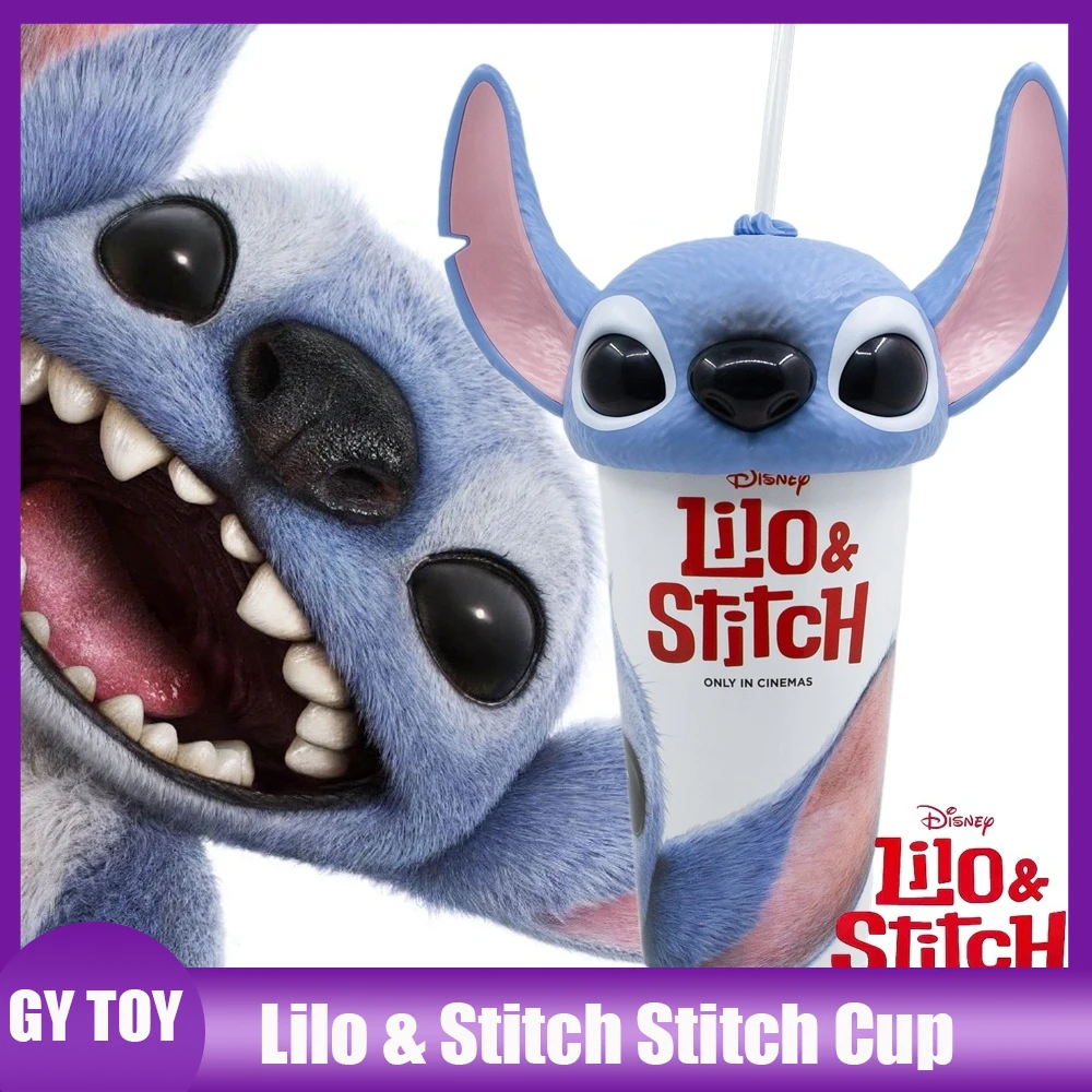 

Lilo & Stitch Stitch Cup Insulated Tumbler Collectible Popcorn Bucket Exclusive Cinema Design Christmas Gift Toy Figure